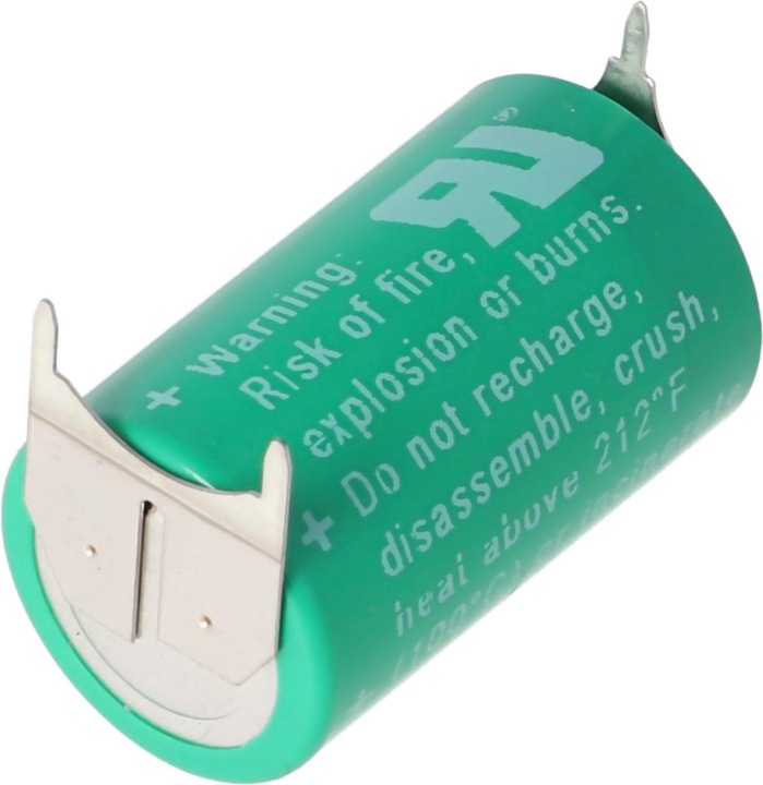 Produktbild Varta Batterie CR1/2AA 6127 mit 3er Print Lötfahne, Pluskontakt 2er, Minus 1er (1 Stk., CR 1/2AA, 950 mAh)