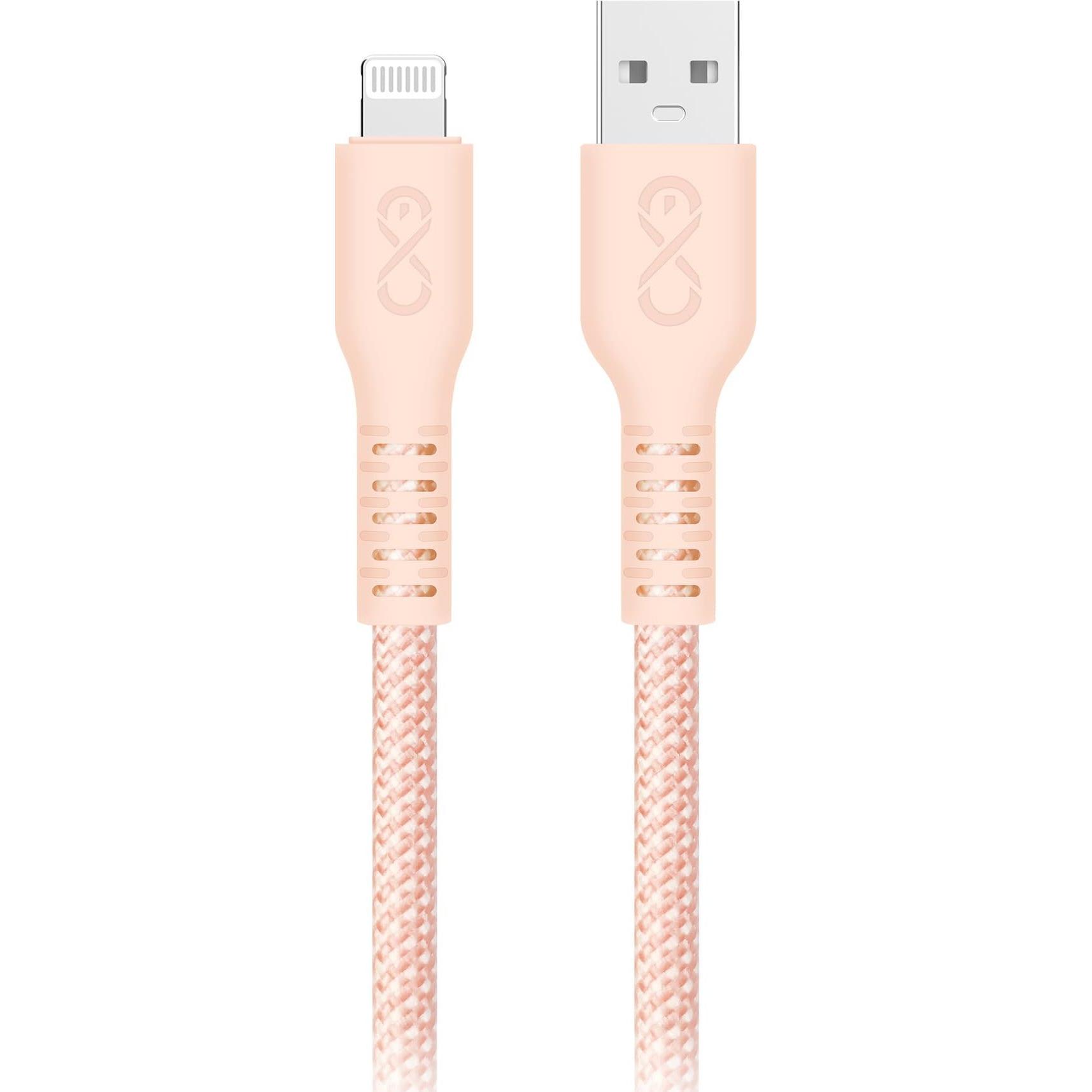 Orno USB-Kabel USB-A-Kabel - Lightning eXc IMMORTAL, 2 m, 30 W, Schnellladung, gemischte Farben (2 m, 30 W) (CABEXCIMMOUALI2.0MIX)