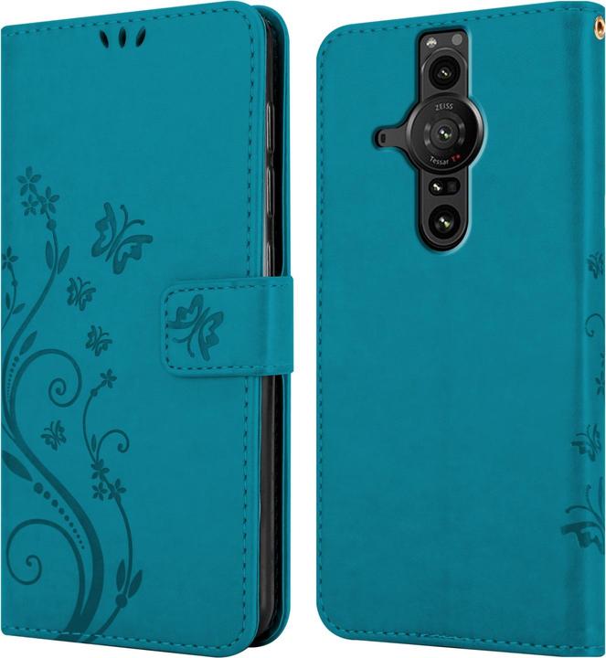 Image du produit Cadorabo Pochette Flower Book (Sony Xperia Pro-I)