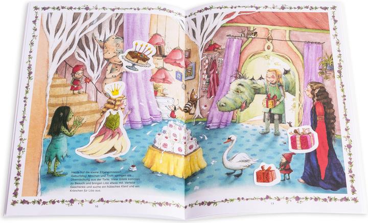 Produktbild Lilia, die kleine Elbenprinzessin. Glitzersticker-Spass. Gestalte Lilias zauberhafte Welt (120 Sticker)