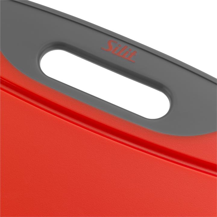 Productafbeelding Silit Snijplank TRanching Board rood 38x25cm rechthoekig van hoogwaardig kunststof