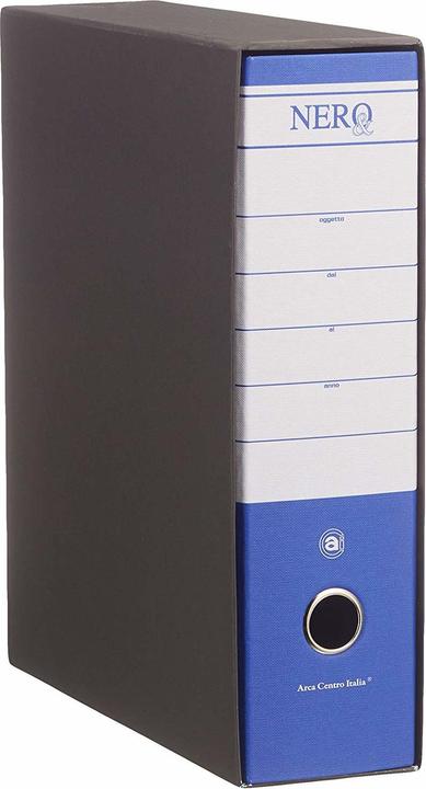 Produktbild Brefiocart BLACK& A4 Ringbuch Schwarz, Blau (A4, 80 mm, 12 Stk.)