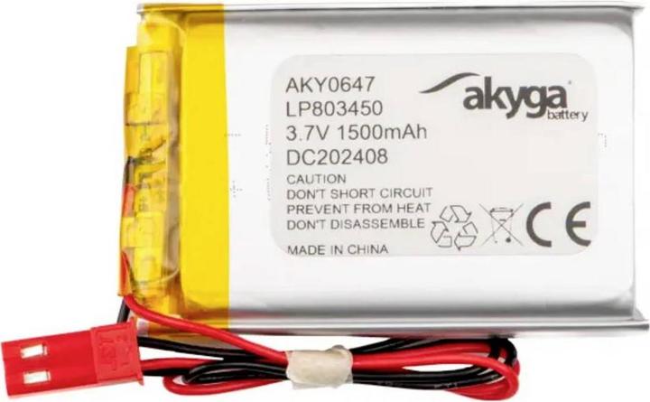 Produktbild Akyga LP803450 Akkupack x Spezial-Akku LiPo 3.7 V 1500 mAh (3.70 V, 1500 mAh)