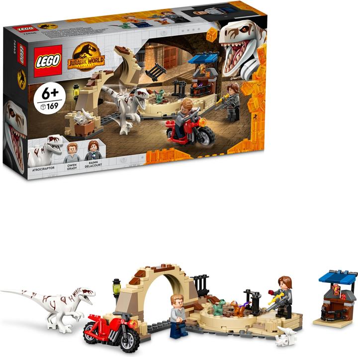 Produktbild LEGO Atrociraptor: Motorradverfolgungsjagd (76945, LEGO Jurassic World)