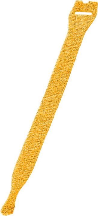Produktbild HellermannTyton Schnellkabelbinder 200x12,5 Textil gelb (Kunststoffkabelbinder, 200 mm, 10 Stk.)