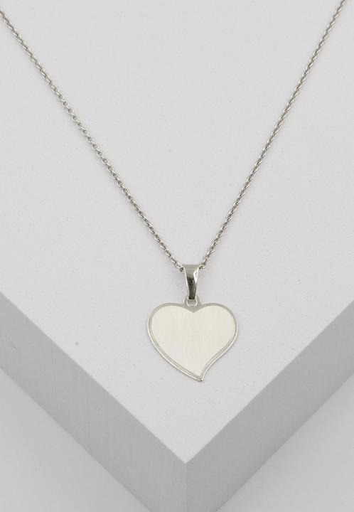 Produktbild Muau Gravurplatte Herz (Weissgold 750)