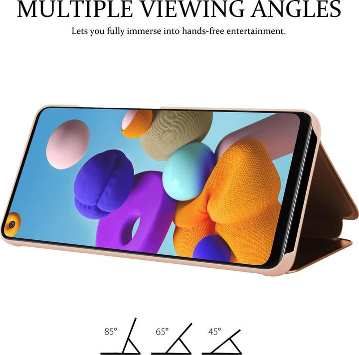 Produktbild Cadorabo Book Smart View Spiegel Cover (Samsung Galaxy A21s)