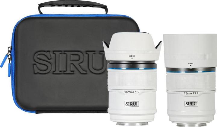 Image du produit Sirui Sniper AS-2S-ZW 16mm & 75mm F1.2 APS-C/S35 Auto-Focus Lens(Z Mount,White) (Éclairage annulaire)