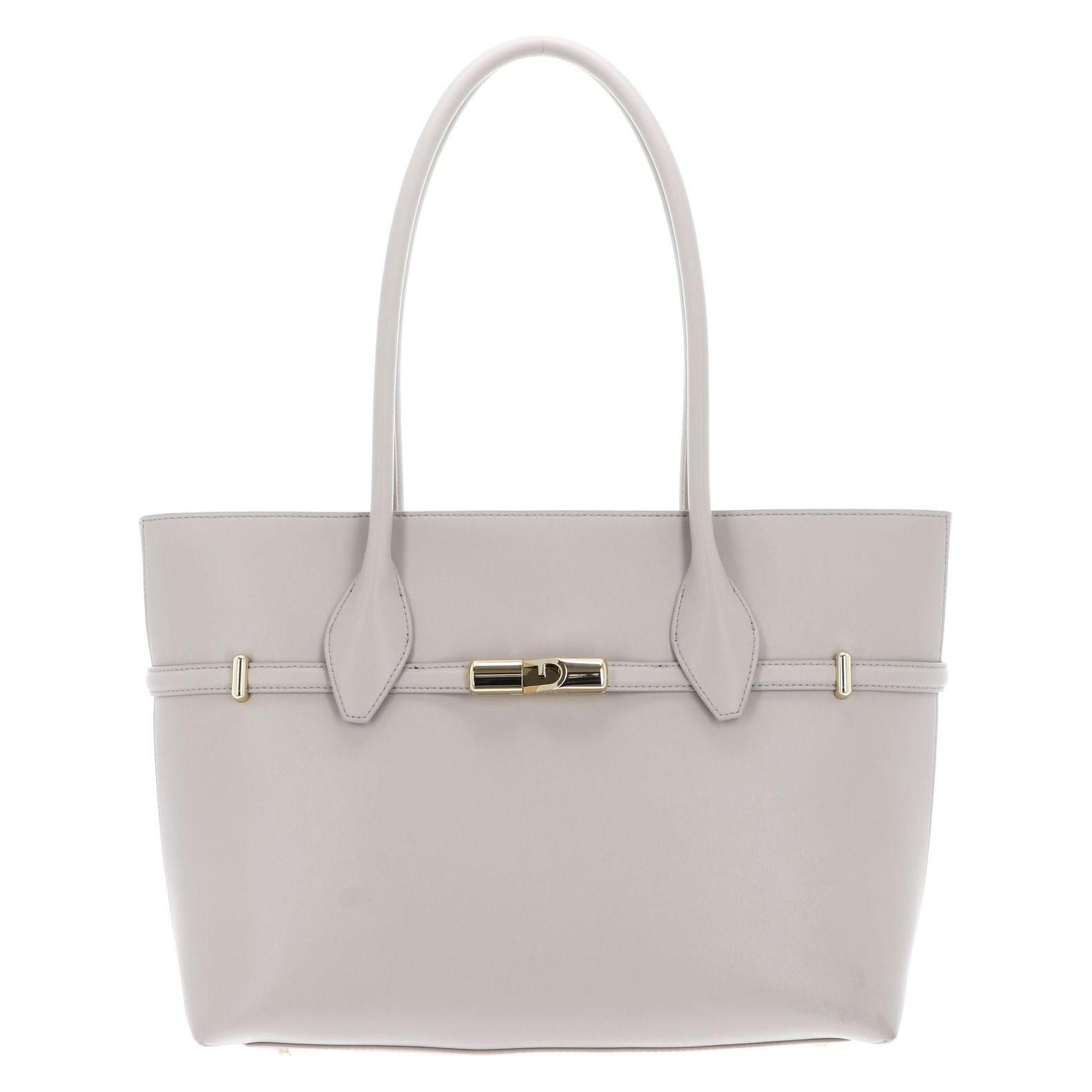 Furla, Damen, Tasche, Goccia Tote Bag, Beige