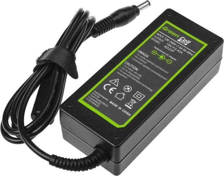 Actual product image GreenCell Green Cell do Toshiba 65W 19V (wtyk 5.5x2.5) (65 W)