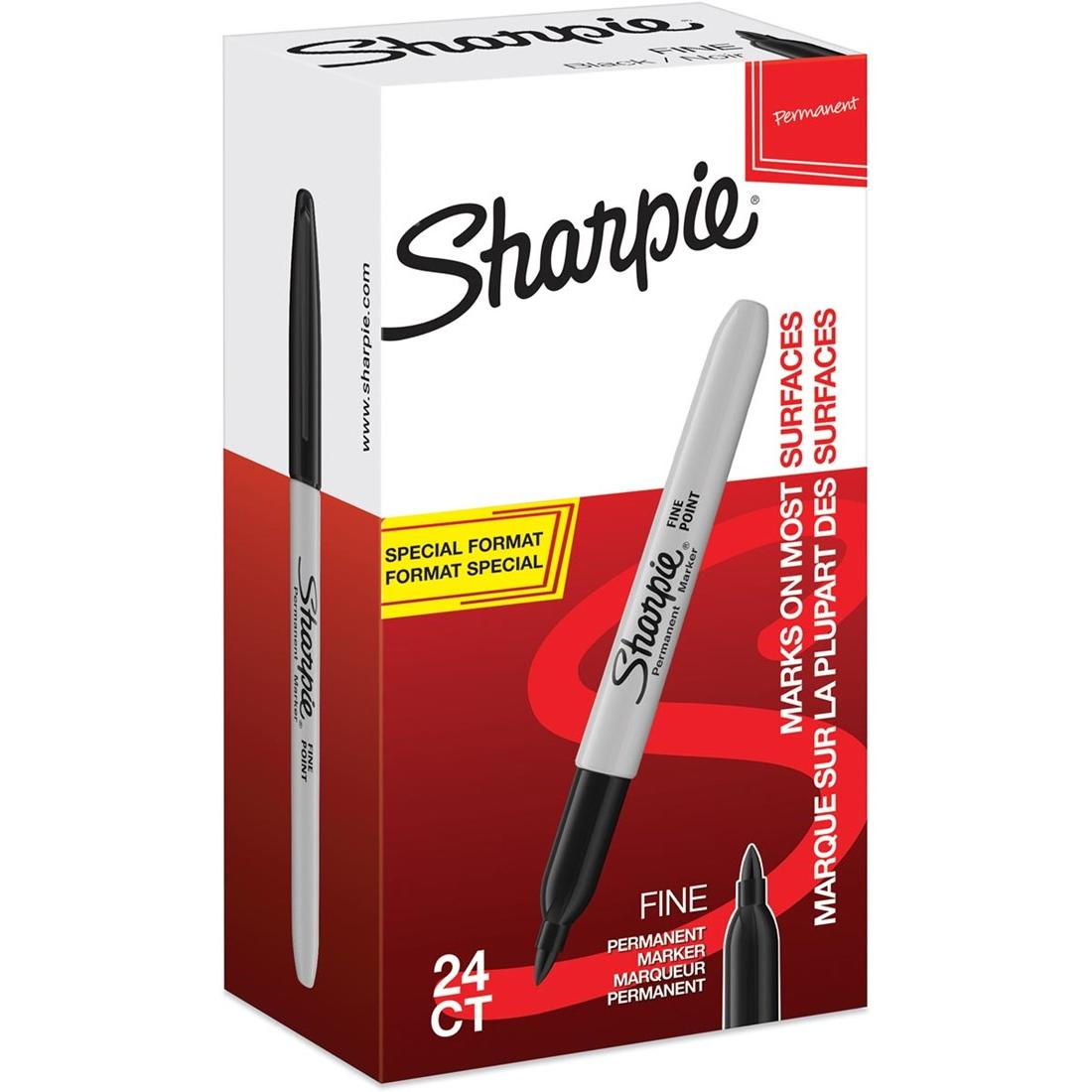 Sharpie, Marker, Permanent-Marker (Schwarz, Grau, 0.90 mm, 24 x)