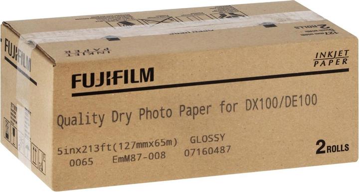 Image du produit Fujifilm 1x2 Papier DL 230 g 127 mm x 65 m glossy (230 g/m², 127 x 65 mm)