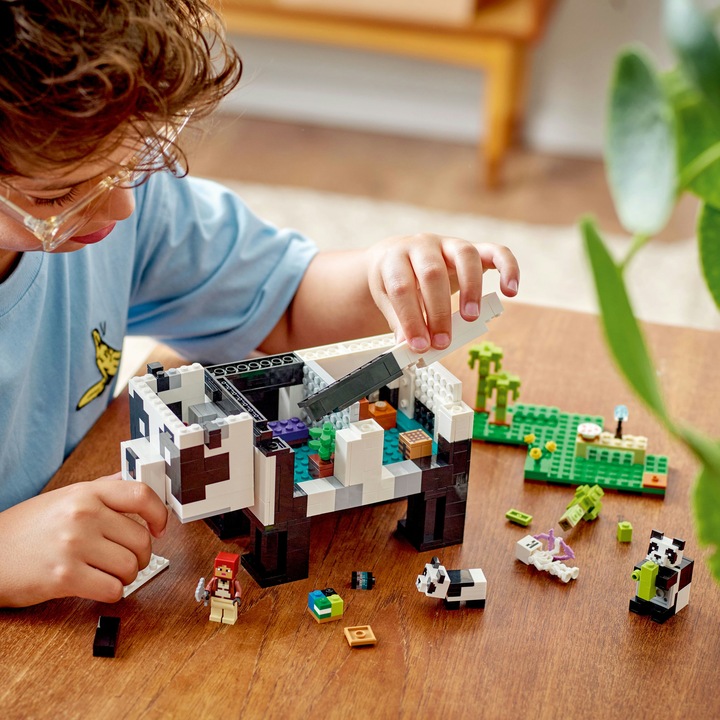Image du produit LEGO La maison des pandas (21245, LEGO Minecraft)