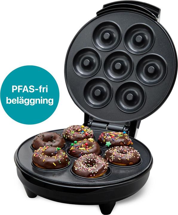 Actual product image Champion Donut maker ceramic 7 donuts 700W DM400 Black (EU plug)