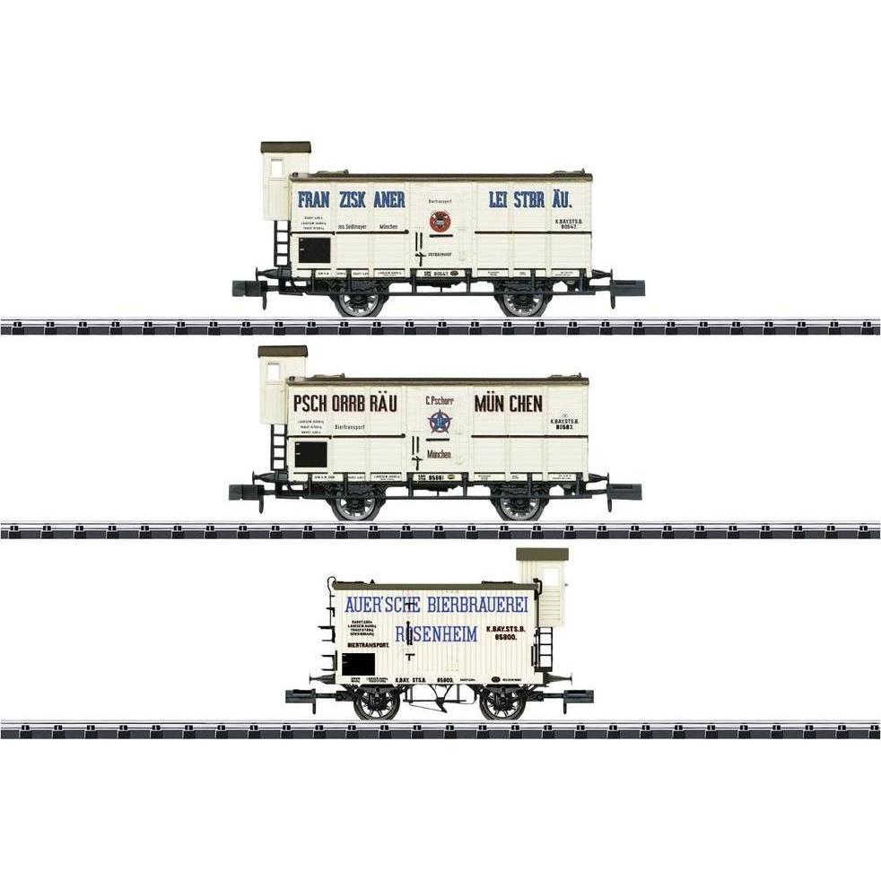 MiniTrix T18726 Güterwagen-Set Biertransport (Spur IIG)