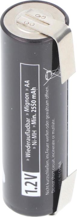 Immagine prodotto AccuCell 2550mAh Akku passend für PHILIPS Rasierer Akku 5810XL, 5811XL, 5814XL, 5818XL, HP2750, HQ6675 (1 pz., 2550 mAh)