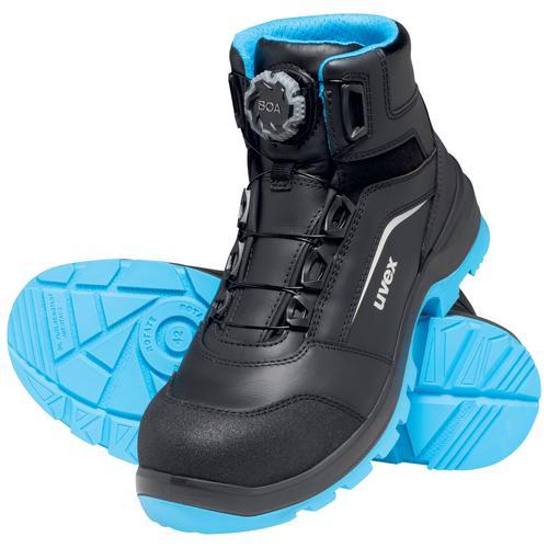Actual product image Uvex Safety 2 xenovaÂ® boots S3 95693 black, blue width 12 size 42 (S3, 42)
