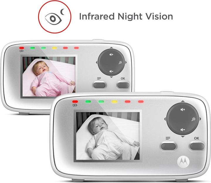 Actual product image Motorola Babyphone with camera Digital M (Video & Audio, 300 m)