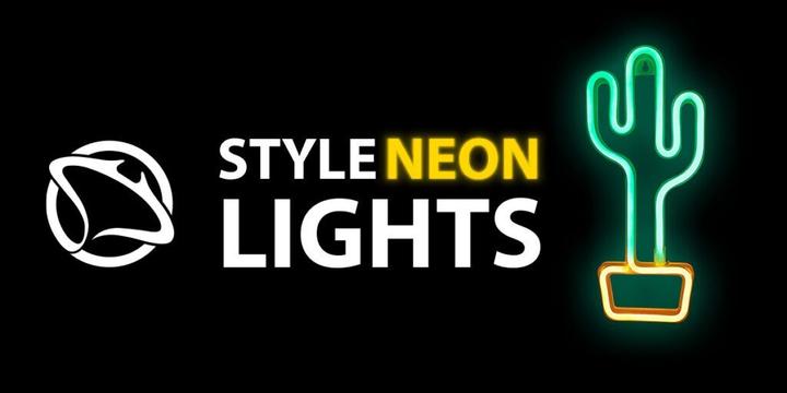 Image du produit Manta SNL07GN Style Neon Lights CACTUS Green/Yellow (Vert, 14 cm)
