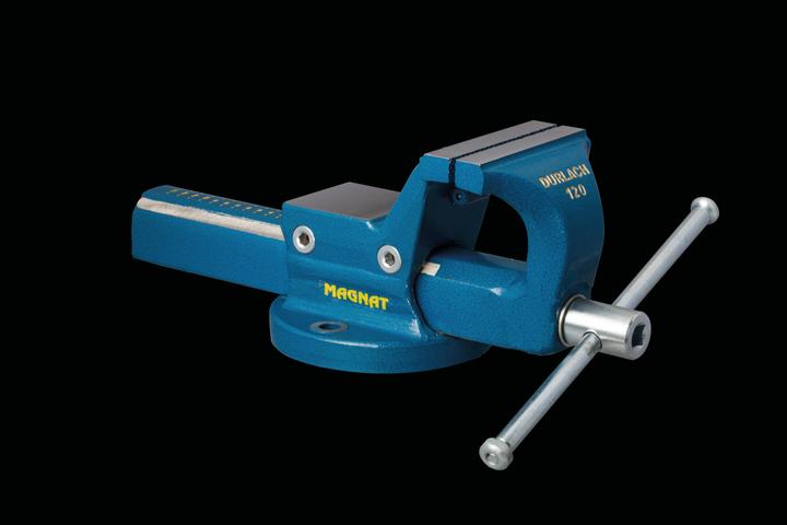 Productafbeelding Peddinghaus Parallelbankschroef Magnat bek w.100mm klemming w.125mm gesmeed DURLACH (100 mm)