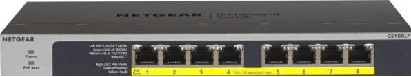 Produktbild Netgear GS108LP: 8 Port Switch (8 Ports)