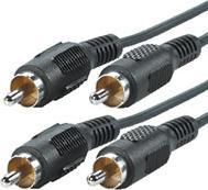 Image du produit Roline Câble de connexion Cinch (5 m, Câbles Cinch)