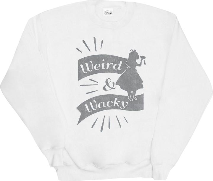 Produktbild Disney Alice im Wunderland Sweatshirt Mädchen Seltsam und abgedreht (152, 158)