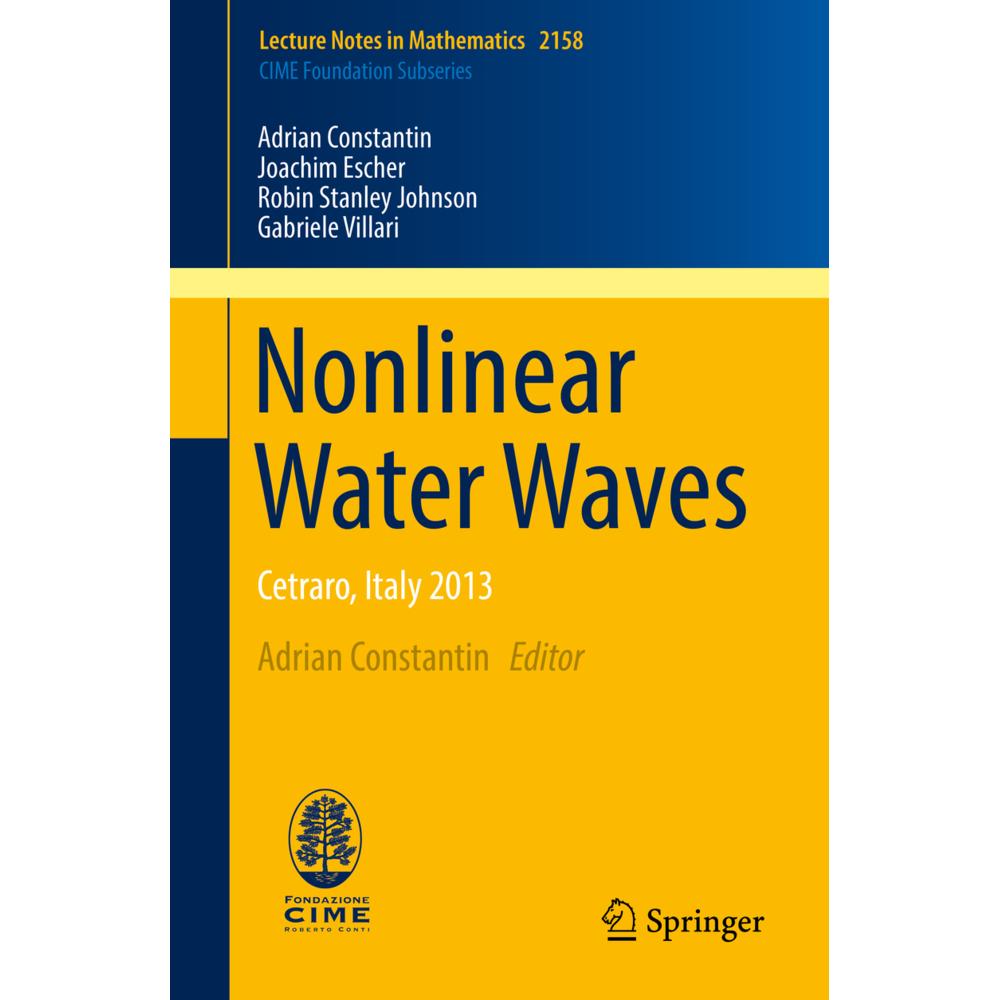 Nonlinear Water Waves, Fachbücher von Joachim Escher
