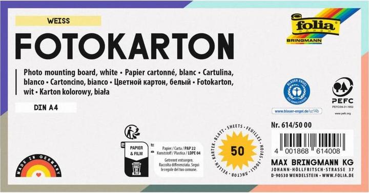 Productafbeelding Folia Fotokarton (300 g/m², 50 x)