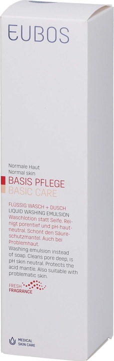 Actual product image Eubos liquid and shower red (400 ml)