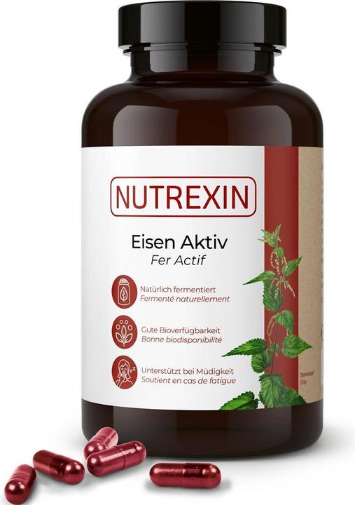 Actual product image Nutrexin Eisen Aktiv (240 Piece, Capsules, 172 g)