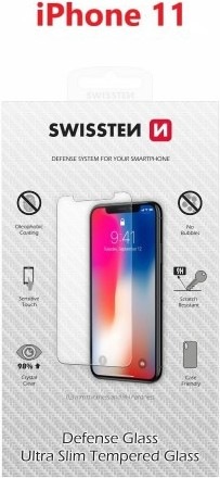 Actual product image Swissten Tempered Glass for iPhone 11 (Apple iPhone 11)