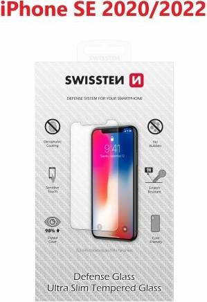 Swissten Defense Glass (1 pièce(s), Apple iPhone SE (2ème génération), Apple iPhone SE (3ème génération))