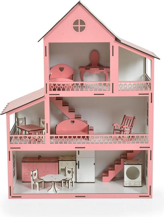 Produktbild Moni Holz-Puppenhaus Lilly EV10