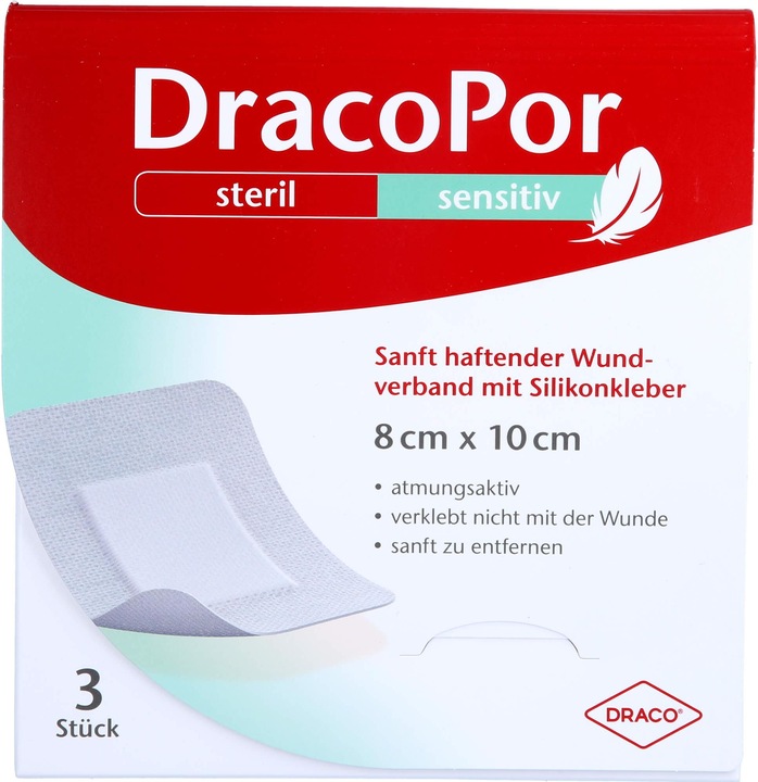 Produktbild Dr. Ausbüttel & Co. Dracopor Sens 8x10cm St Si, 3 St VER (3 x)