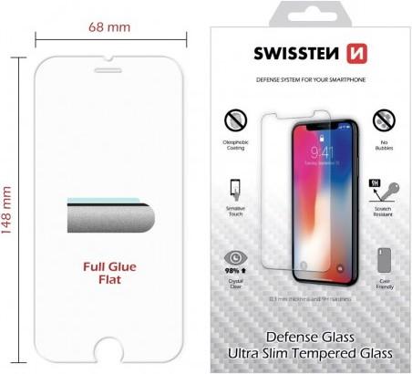 Productafbeelding Swissten Gehard glas voor iPhone 7/8 Plus (Apple iPhone 8 Plus, Apple iPhone 7 Plus)