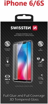 Image du produit Swissten Verre 3D à adhérence totale ultra-durable pour iPhone 6/6S - Or (1 pièce(s), Apple iPhone 6, Apple iPhone 6s)