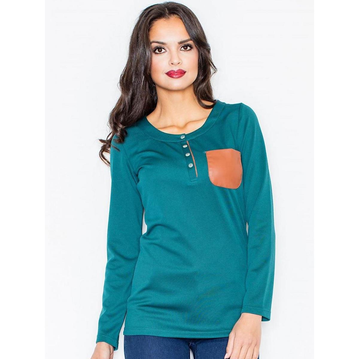 Figl, Damen, Bluse, Bluse, Grün, (M)