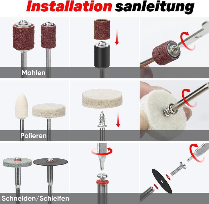 Actual product image Shall Multifunktionswerkzeug Zubehörset