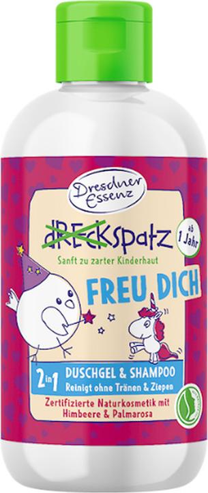 Actual product image Dresdner Essenz Dresdner Dreckspatz Duschgel & Shampoo 2in1 Freu dich 250 ml (250 ml)
