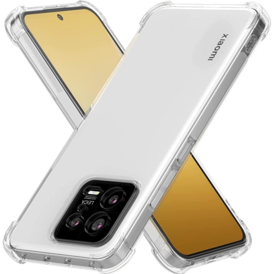 Screenguard Xiaomi 13 Hülle Crystal Soft Airbag Bumper (Xiaomi 13), Smartphone Hülle, Transparent