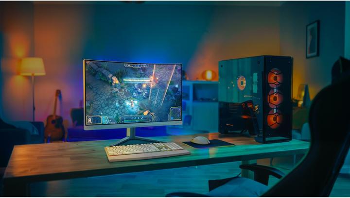 Actual product image Philips Evnia 27M2C5501 - 27 inch QHD Curved Gaming Monitor, white (2560 x 1440 pixels, 27")