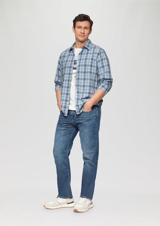 Image du produit S.Oliver Hemd Regular Fit: Kariertes Baumwollhemd aus Seersucker (XL)