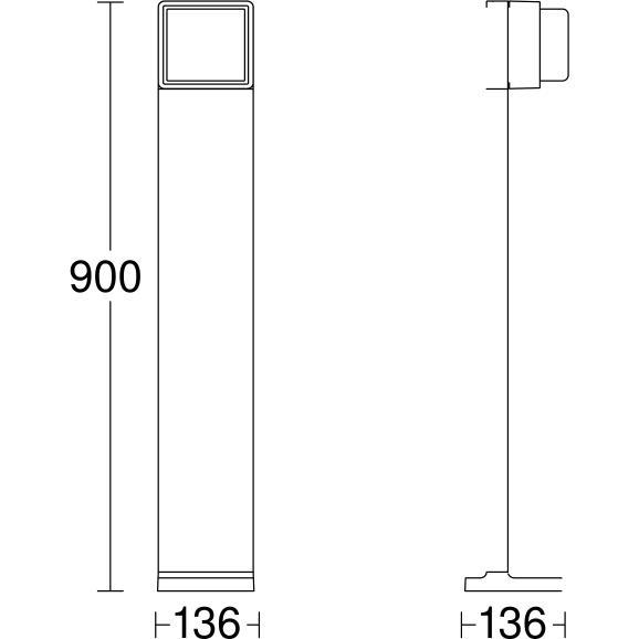Thumbnail - Steinel, Gartenbeleuchtung, GL 85 C 900 ohne Bewegungsmelder (719 lm, IP44)