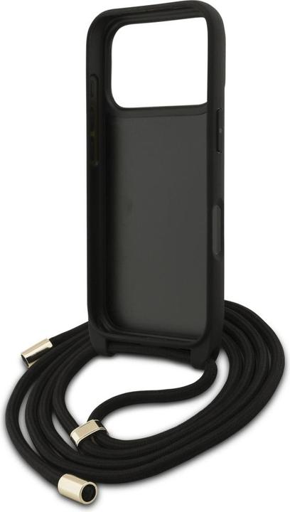 Productafbeelding Guess Etui 4G Big Logo Cord Stap Crossbody do iPhone 17 Pro Max czarny (Apple iPhone 17 Pro Max)