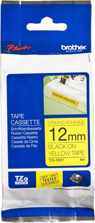 Produktbild Brother Tze-S631 (1.20 cm, Gelb, Schwarz)
