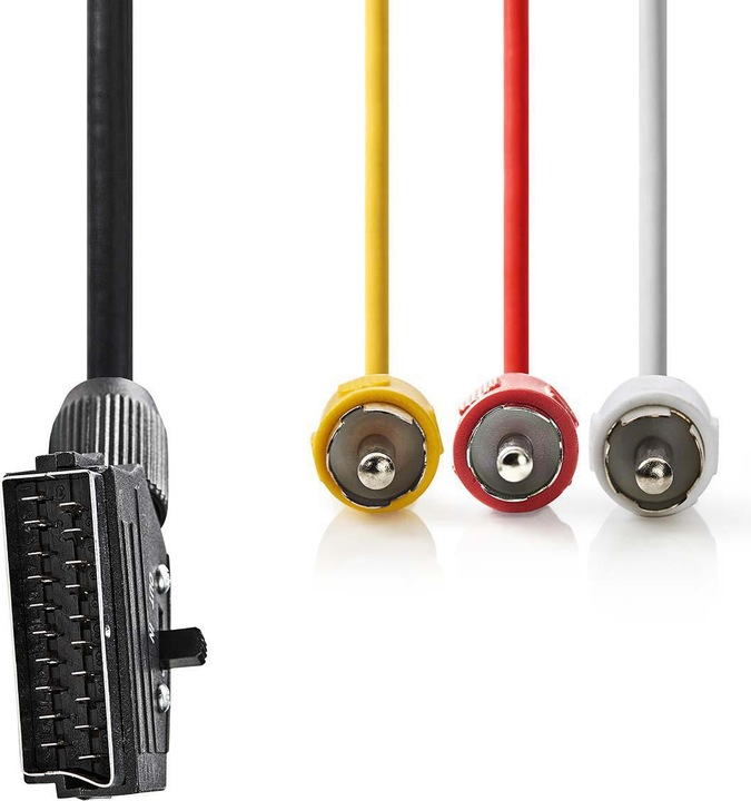 Image du produit Nedis Péritel Câble RCA Péritel mâle (2 m)