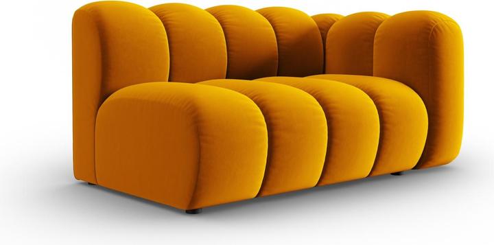 Actual product image Micadoni Velvet Right Modular Sofa, "Lupine", 2 Seats, 145x95x70Made in Europe (2 person sofa)