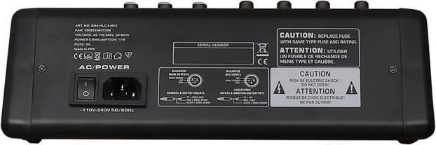 Productafbeelding No Name DNA HLC 4 MK2 Analoge geluidsmixer 4 kanalen VS