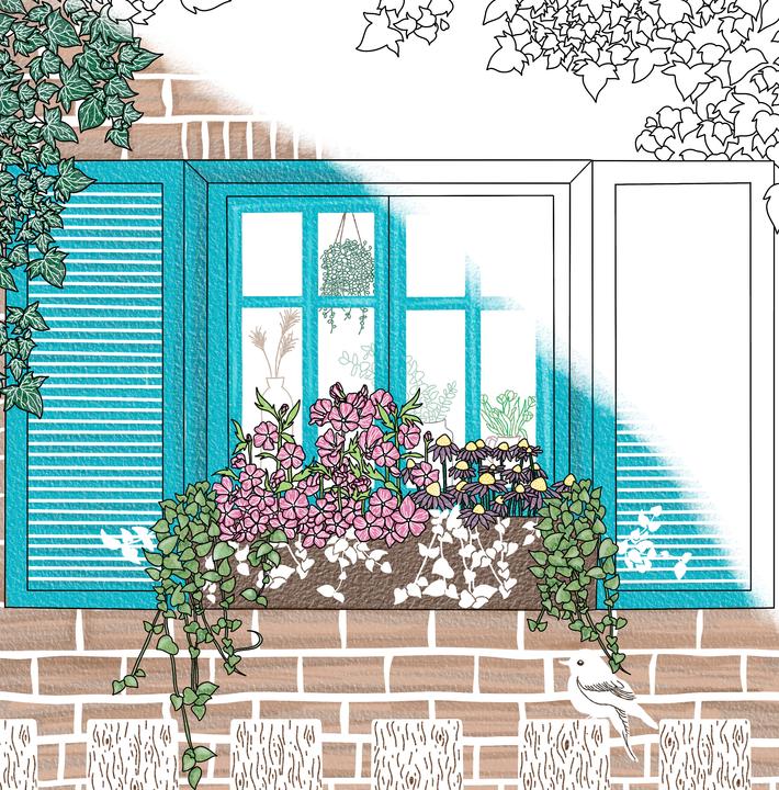 Produktbild Colorful Secrets - Blütenerwachen (Ausmalen auf Zauberpapier)